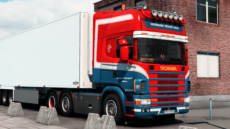 Scania RJL R4 Ex Hanstholm Container Transport Skin